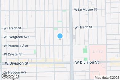 Map image of the property - 1316 N Artesian Ave