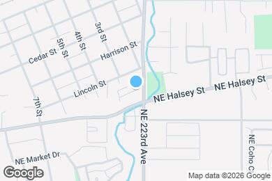 Map image of the property - 22025 NE HALSEY ST.