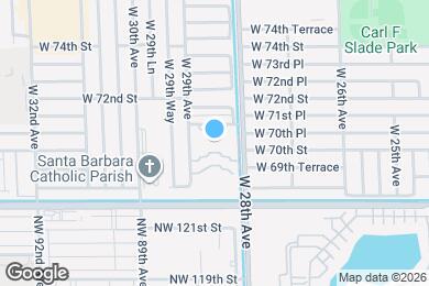 Map image of the property - 7011 W 29th Ave