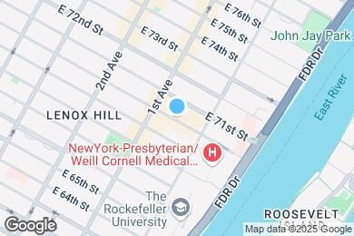 Map image of the property - 413 E 70th St