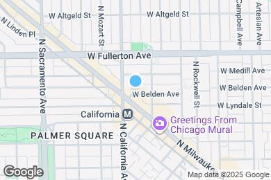 Map image of the property - 2722 W Belden Ave