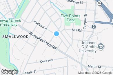 Map image of the property - 2121 Roslyn Ave