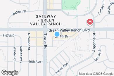 Map image of the property - 18557 E 47th Pl