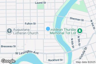 Map image of the property - 663 Kilbourn St