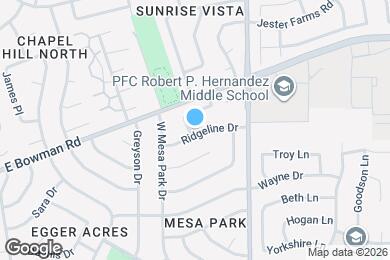 Map image of the property - 1901 Ridgetop Dr