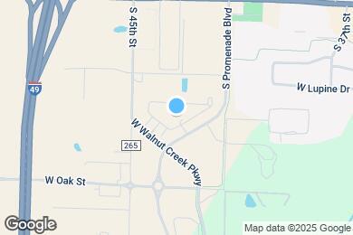 Map image of the property - The Meridian at Walnut Creek