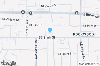 Map image of the property - 17609 SE Stark St