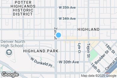 Map image of the property - 2355 W 32nd Ave