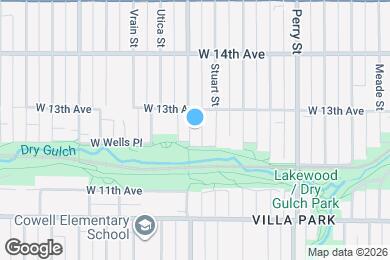 Map image of the property - 1260 Tennyson St
