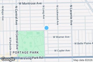 Map image of the property - 5351 W Berteau Ave
