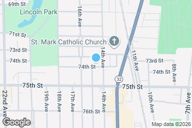 Map image of the property - 1410 74th St