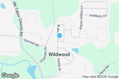 Map image of the property - 428 Camp dr