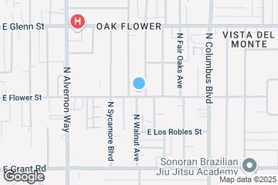 Map image of the property - 4101 E Flower St