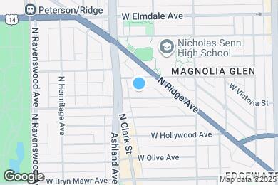 Map image of the property - 1522 W Victoria St