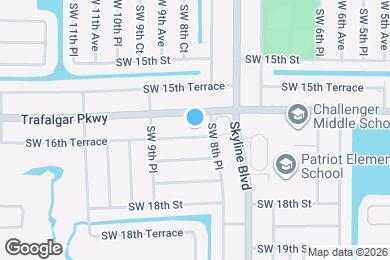 Map image of the property - 827 SW 16th Terrace