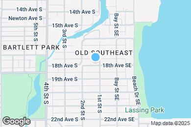 Map image of the property - 109 18th Ave S