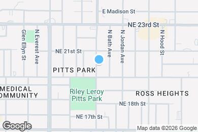 Map image of the property - 2118 N Prospect Ave