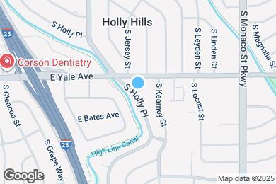 Map image of the property - 2800 S Holly Plz