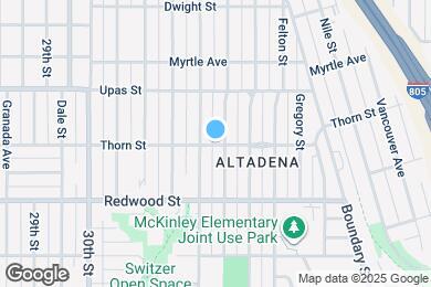 Map image of the property - 3238 Thorn St