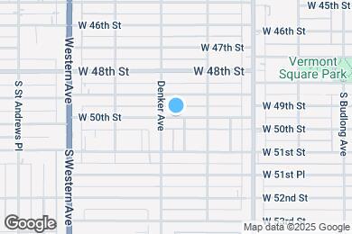 Map image of the property - 1509 W 50th St