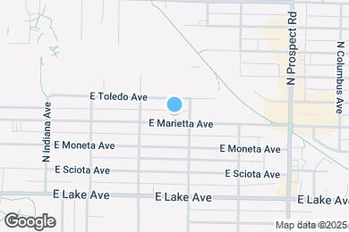 Map image of the property - 909 E Marietta Ave