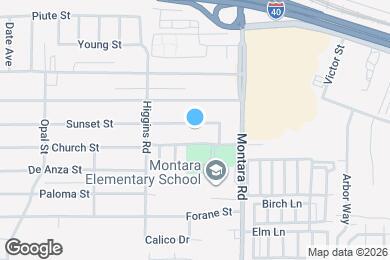 Map image of the property - 1844 Sunset St