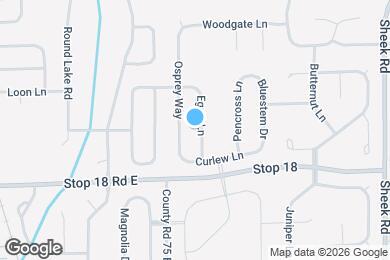 Map image of the property - 1472 Egret Ln
