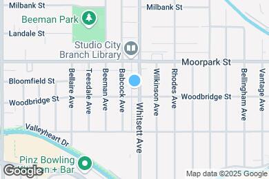 Map image of the property - Whitsett Apartments