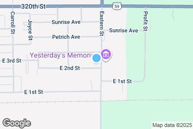 Map image of the property - 706 E 2nd St