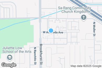 Map image of the property - 2152 W Alameda Ave