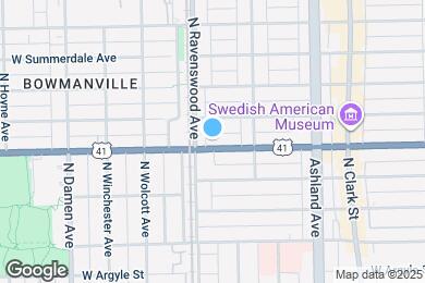 Map image of the property - 1740 W Foster Ave