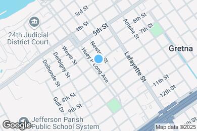 Map image of the property - 721 Huey P Long Ave