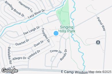 Map image of the property - 1618 Duet Dr