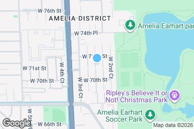 Map image of the property - 7155 W 2nd Way