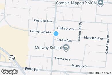 Map image of the property - 3214 Glenmore Ave