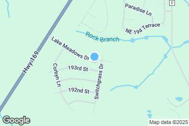 Map image of the property - 503 Lake Meadows Dr