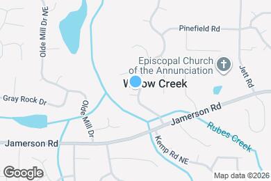 Map image of the property - 1591 Willow Bluff