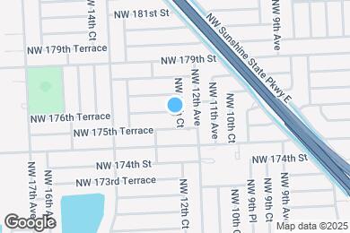Map image of the property - 1230 NW 176th Terrace