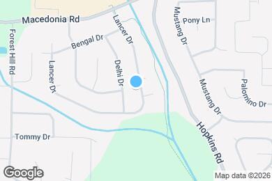 Map image of the property - 3202 Lancer Dr