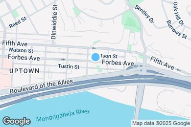 Map image of the property - 2018 Forbes Ave