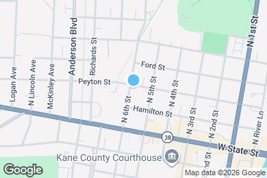 Map image of the property - 127 N 6th St