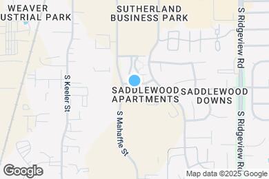 Map image of the property - Saddlewood Apartments