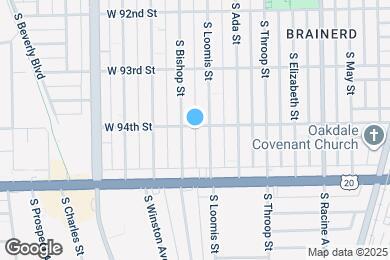 Map image of the property - 1410 W 94th St