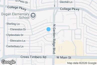 Map image of the property - 1613 Glencairn Ln