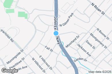 Map image of the property - 1203 John Exum Pkwy