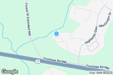 Map image of the property - 64 Highland Forest Cir