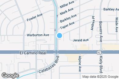 Map image of the property - 1677 Calabazas Blvd