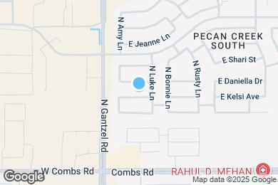 Map image of the property - 446 E Kelsi Ave
