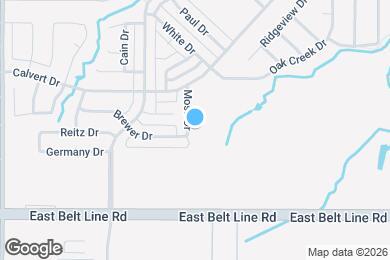 Map image of the property - 205 Moss Dr