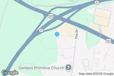 Map image of the property - 106 Ridge Ct